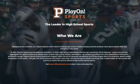 PlayOn！スポーツがVC会社BIPキャピタルが主導する2,500万ドルのシリーズB資金調達ラウンドへ